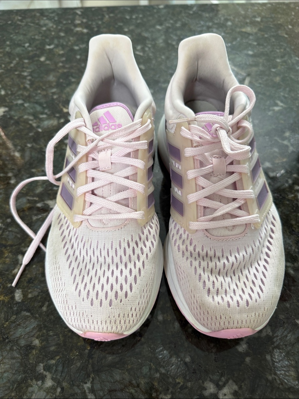 adidas Women’s Light Pink and Lavender Running Shoes